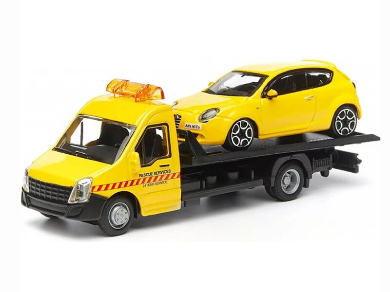 Bburago odtahovka a Alfa Romeo 1:43 